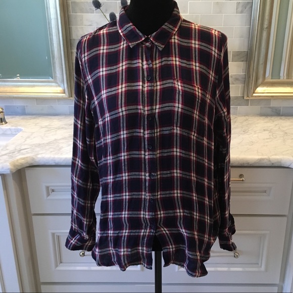 Lucky Brand Tops - Lucky Brand Plaid Flannel